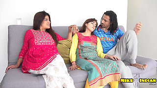 Cheating Husband Fucks Wife's Bitch Friend