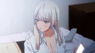 Sudden Woman at morning wrapped in temptation