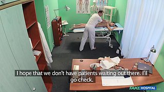 Tanned Nurse Gets More Then A Massage From The Doctor