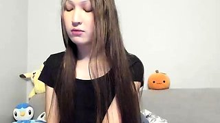 Curly Blonde Teen Records Solo Dildo Masturbation More at