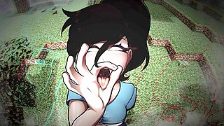 Minecraft hentai, anime, gang-fuck