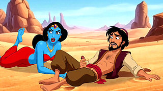 Aladdin Porn: Cuckold Aladdin Finds a Magic Lamp and Makes a Dirty Wish. Cartoon fairy tales