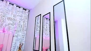 Solo ladyboy masturbation