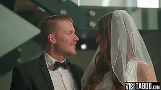 Huge tits Spic bride humped in public