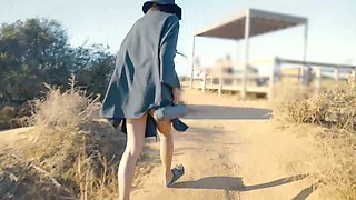 Abandoned Beach House Masturbation Risky Public Squirting