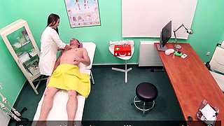 Fake Hospital Masseuse hot wet pussy and squirting