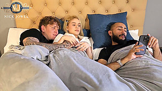 Let's Be Silent! Our Stepfather Can't Figure It Out - He Sneaks It All in Me