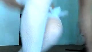 Horny amateur web cam teen girl takes a toy deep inside