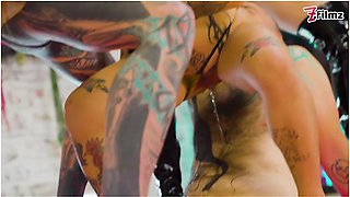 Lily Lu And Miss Flora - Toilet Man Four Dominatrix Peeing Punishment