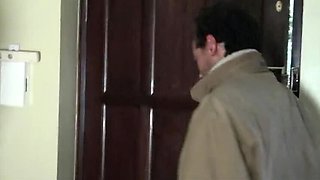 Hot German Granny Lacey Starr Gets Naughty Delivery Service Blowjob