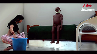 Chacha fucked her young