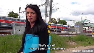 European Brunette Milf Mature Walking On Public With Vibrator 720p - Public Hardcore