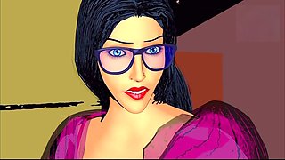 Sexy anime and adult cartoon featuring a hot 18-year-old