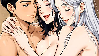 Stepmom Surrenders to Stepson's Hungry Kiss