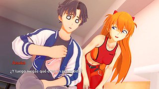 Scented undies of the seductive Asuka in my hentai fantasy