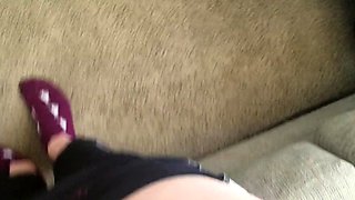 POV Amateur Teen Strip and Orgasm on Webcam