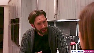 Ella Knox - Busty Teen 18+ Latina Gets Fucked By Stepdad In The Kitchen