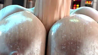 Futa V Fucks Panam - Titfuck, Doggystyle & Anal Creampie - Cyberpunk 2077 3D