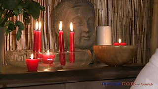 Petite Czech beauty has mind-blowing lesbian fun with stunning