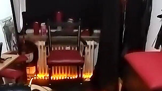 Dominant Brunette MILF Stretches Submissive Ass Wide with Toys