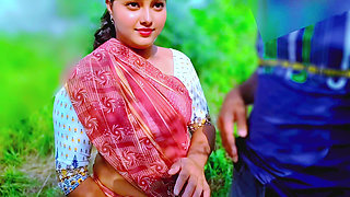 Desi village Cute Maid Fucked By her boss for much salary, desi cute maid fucking in outdoor jungle hindi