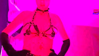 Spandex Domme - String-on, Flog & Absolute Subjugation Taunt