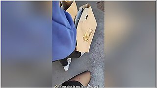 Young Neighbor Helps His Neighbor Carry Her Groceries, She Rewards Him With Her Ass