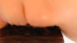 What Do Teenagers Usually Do in the Bathroom? Stretching My Tight Pussy with a Big Cock