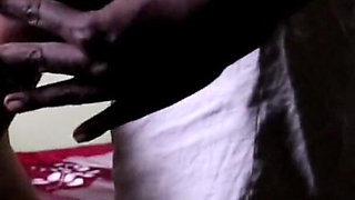 Big Ass Neighbour Aunty in Black Blouse Sucking Dick & Hard Creampie Fucked