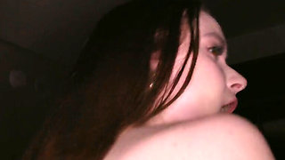 Naughty brunette rides anal cowgirl then switches to reverse
