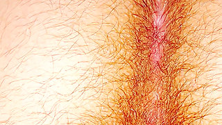 Hairy Butt of a 5-month Pregnant Woman