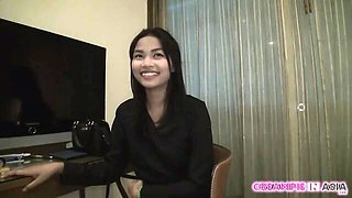 Small tits action with amorous Bangkok from Creampie In Asia