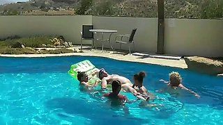 Holiday Pool Orgy