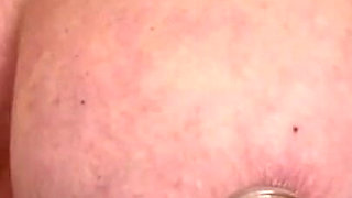 Hard Play with Pierced Nipples and Pumping Suck Big Boobs