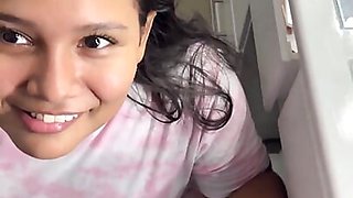 Risky Blowjob with My Neighbor at Home