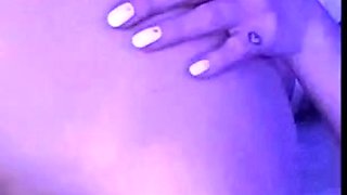 Tight sweet clit and ass solo toy fun