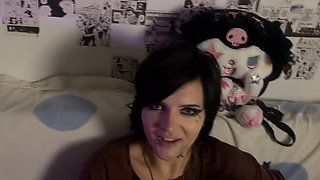 POV: You Pretended to Be an Emo Just to Fuck an Emo Alt Girl