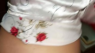 Stepmom Visits in Nylon Stockings and High Heels to Tease Stepson