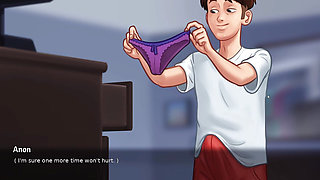 step sister and anon make hot seen in summertime saga part 9