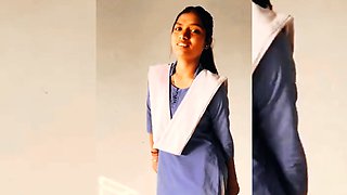 School uniform desi village girl porn video