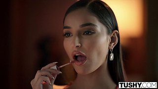 TUSHY Sultry Actress Emily Gets DPed By Her Two Co-stars - Emily Willis