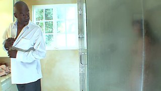 Black Cock Exp Scene-3 lush Busty Brunette Lee Bang Fucking Hard with a Big Black Cock