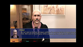 The office wife #12 - Dixon playes with Stacy's pussy while she was trying out a gym outfit