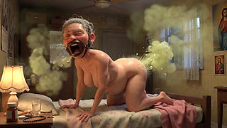 90 Year Old Granny Farting Loud & Smelly in Bedroom