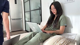 Cute Korean Girl Medical Student Gets Fucked By Her Resident Doctor
