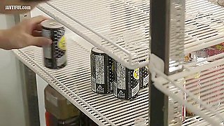 Japanese Wife Fucks Husbands Assistant In The Grocerie Store Every Day - Saki Okuda