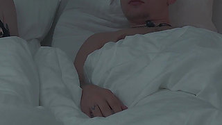 Step Mom Shares Bed with Step Son After Fight - Cums Inside!