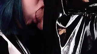 Free Video: Lesbian Strap-on Fuck - Hot Arya Grander and Her Curvy Sexy Submissive Girl