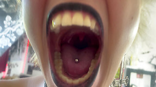 Mouth Tour Black Lipstick Goth