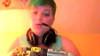Busty BBW Amateur Babe on Webcam